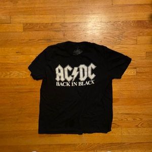 AC/DC Back in Black Graphic Tshirt
